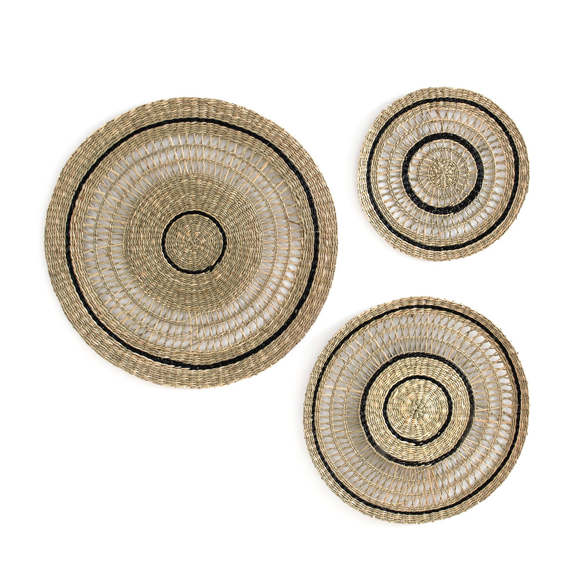 LA REDOUTE INTERIEURS<br>Conjunto de 3 decorações de parede, Jutlo