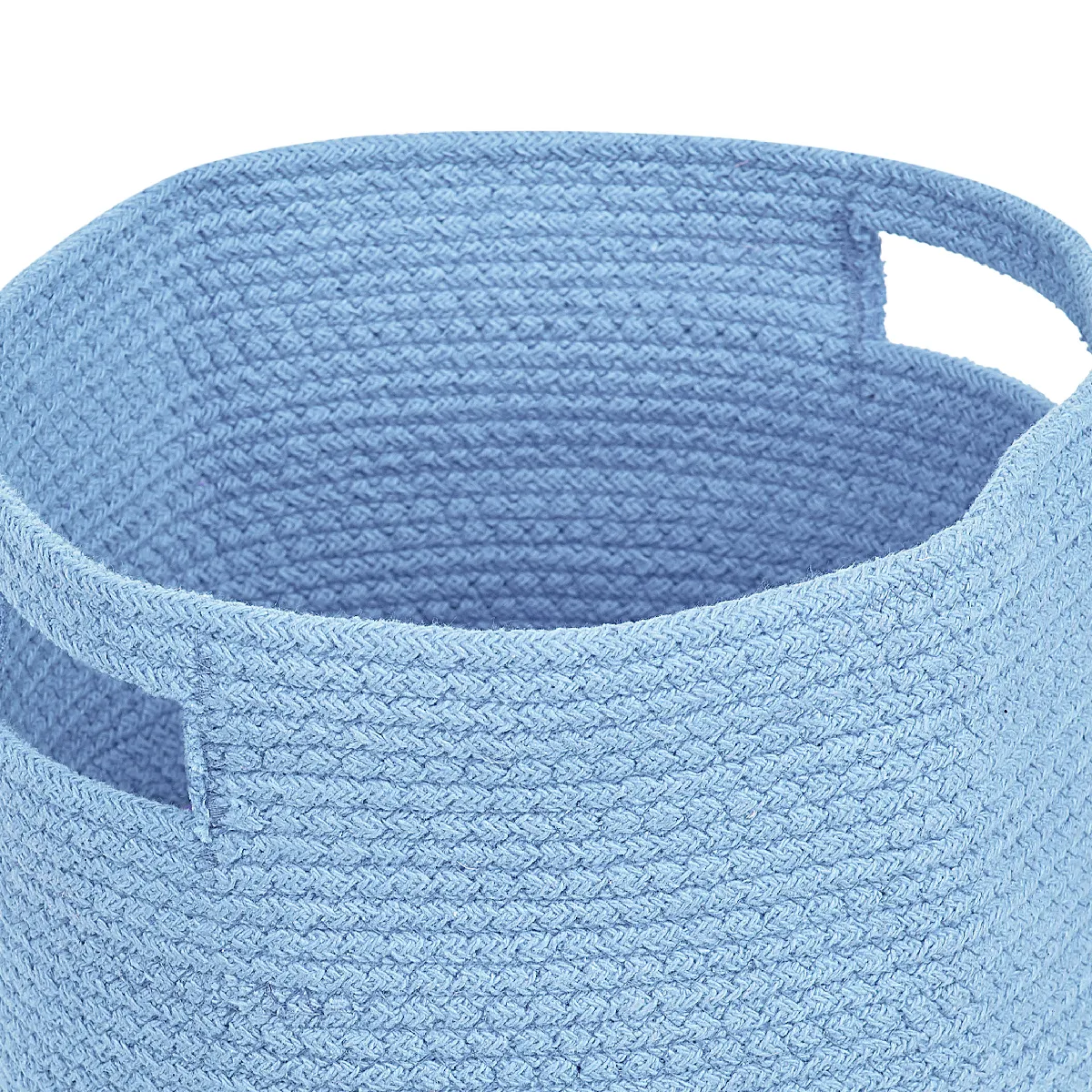 Beliani CHINIOT - Lot de 2 paniers en coton bleu