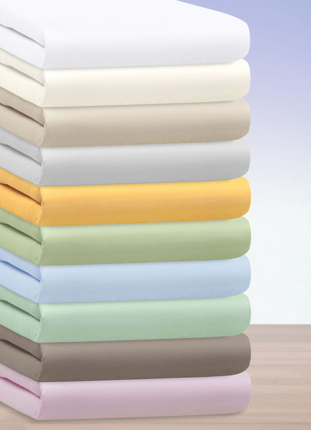 Hochwertige Elastic-Mako-Feinjersey-Spannbetttücher