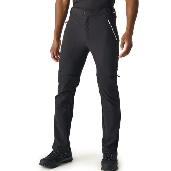 Pantalon randonnée REGATTA MOUNTAIN Z/O TRS BLACK/ASH