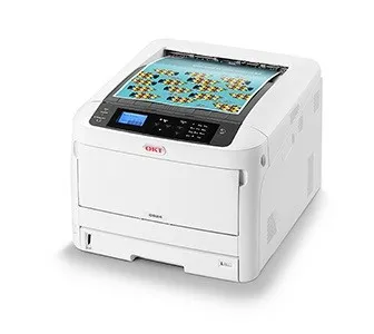 OKI C824dn - Printer - farve - Duplex - LED - A3 - 1200 x 600 dpi - op til 26 spm (mono) / op til 26 spm (farve) - kapacitet: 400 ark - USB 2.0, Gigabit LAN, USB 2.0 vært