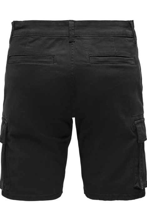 Only & Sons zwarte heren korte broek
