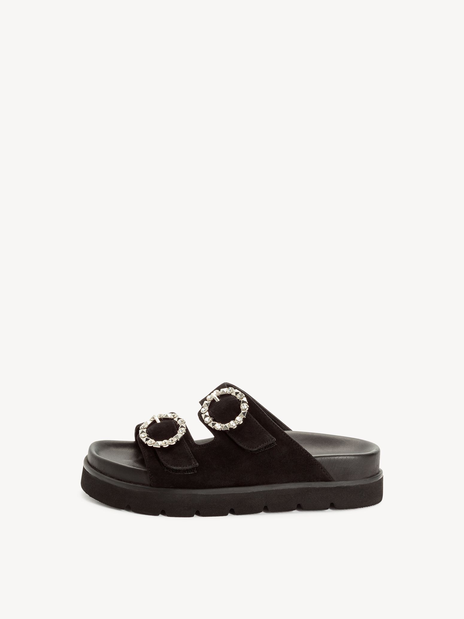 Leren Slipper - zwart