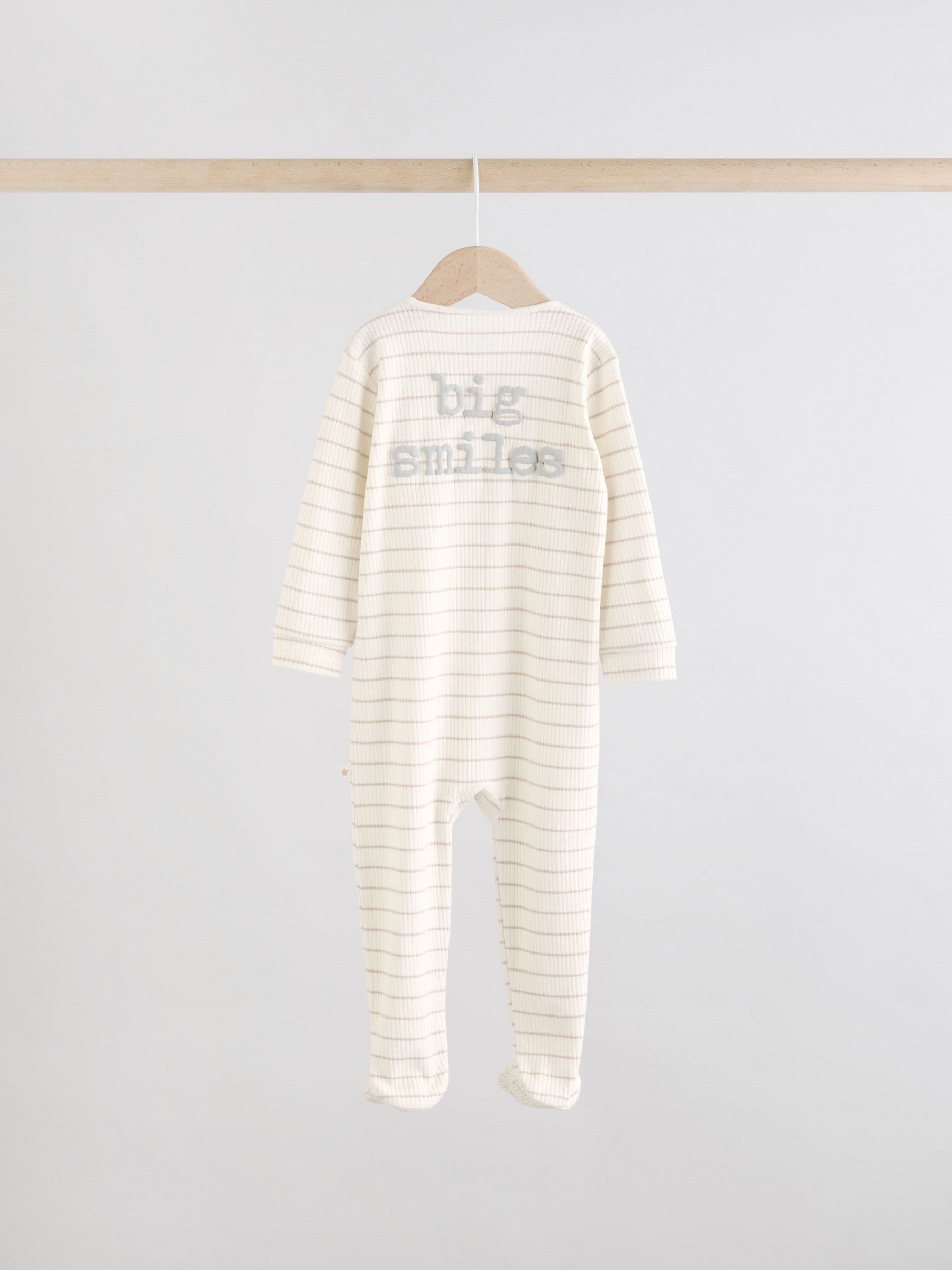 Mintgroen - Verpakking van 3 babypyjama's met tweewegrits (0-2jr)