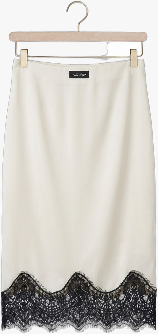 beige haute l'amitié rokken naomi lingerie pencil skirt