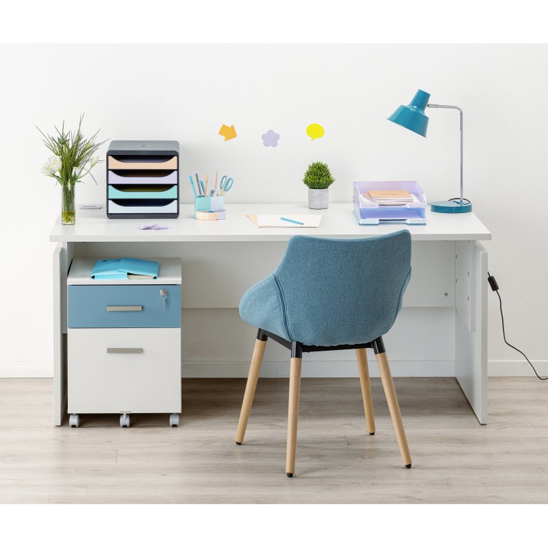 Chaise ANET - tissu avec accoudoirs