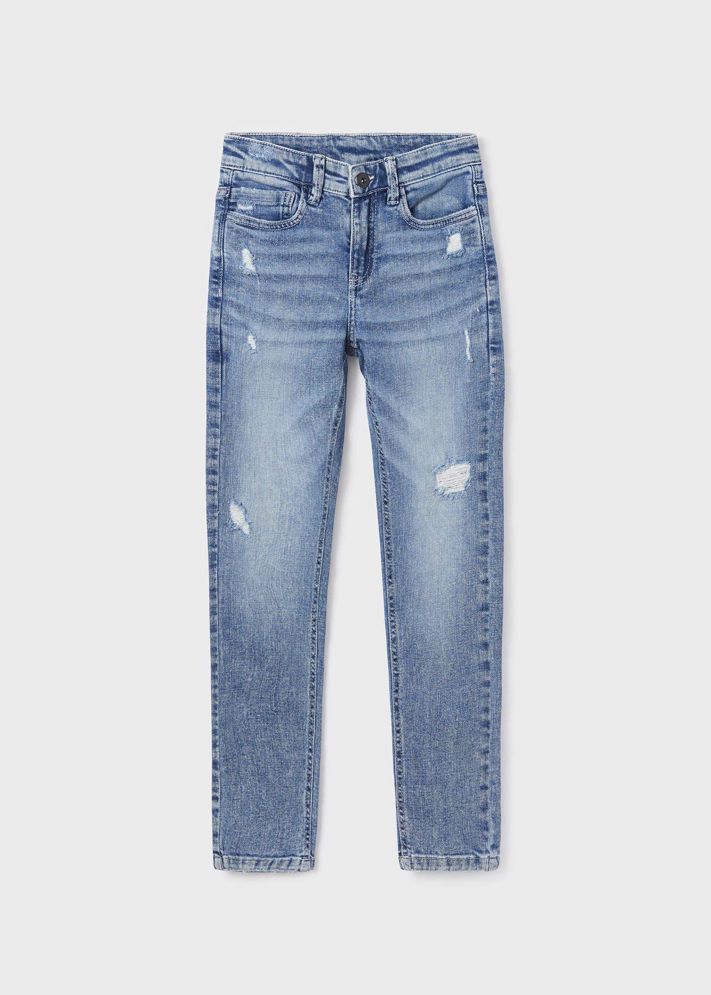 calça jeans desgastada Better Cotton para meninos