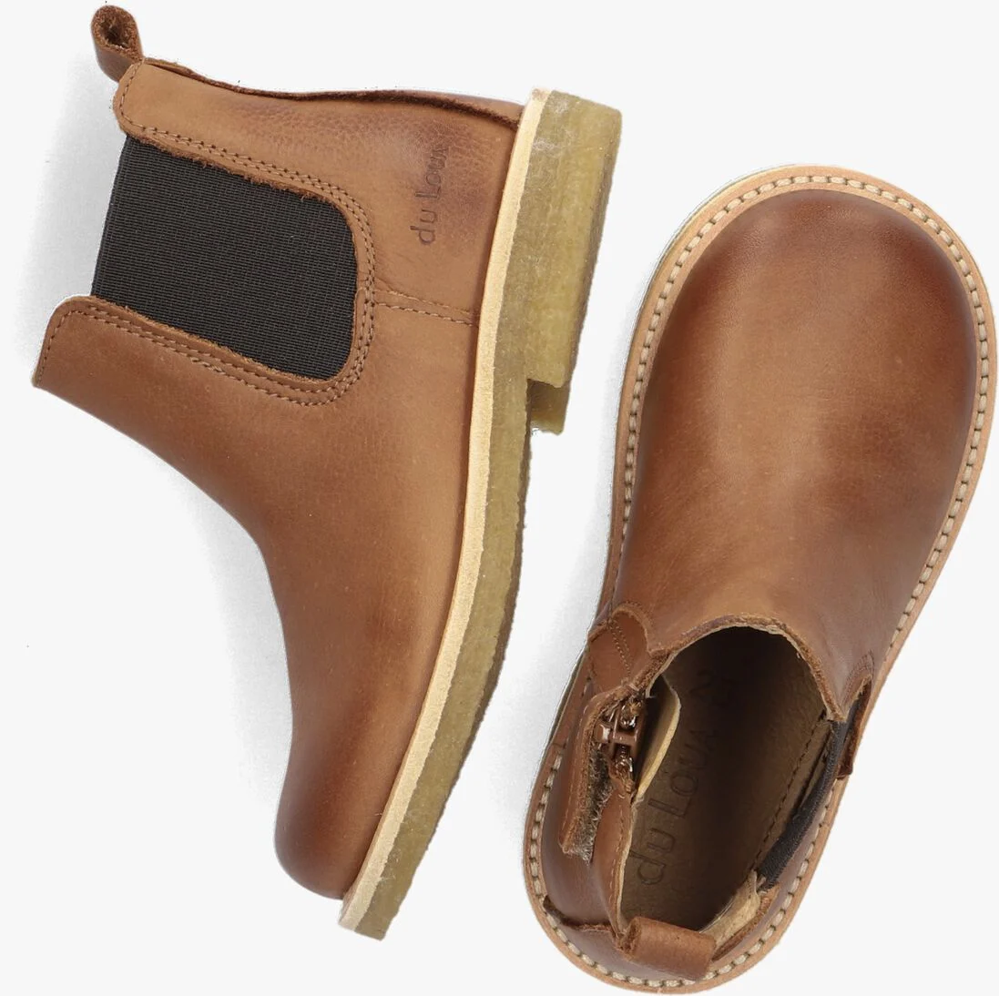 DU LOUA cognac du loua chelsea boots du cos