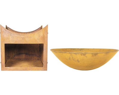 Buschbeck Mumbai vuurschaal Ø 56 x H 40 cm gietijzer roest