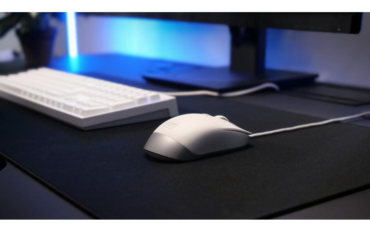 Gaming-Maus XTRFY M50 WeissLeichtgewichtige Gaming-Maus