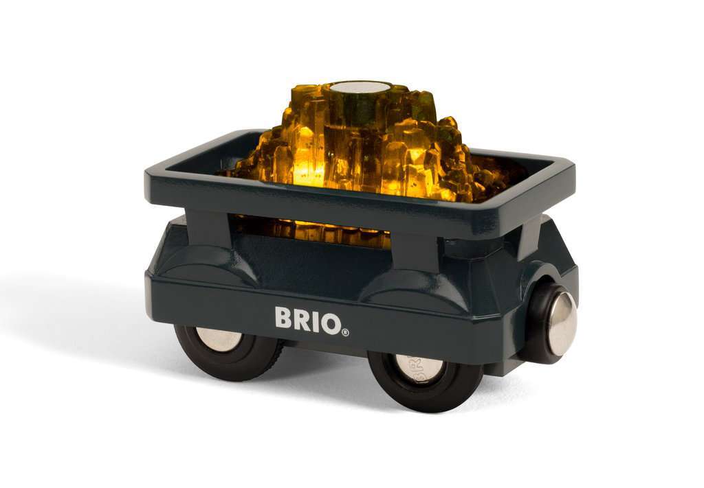 BRIO Spiel Goldwaggon mit Licht