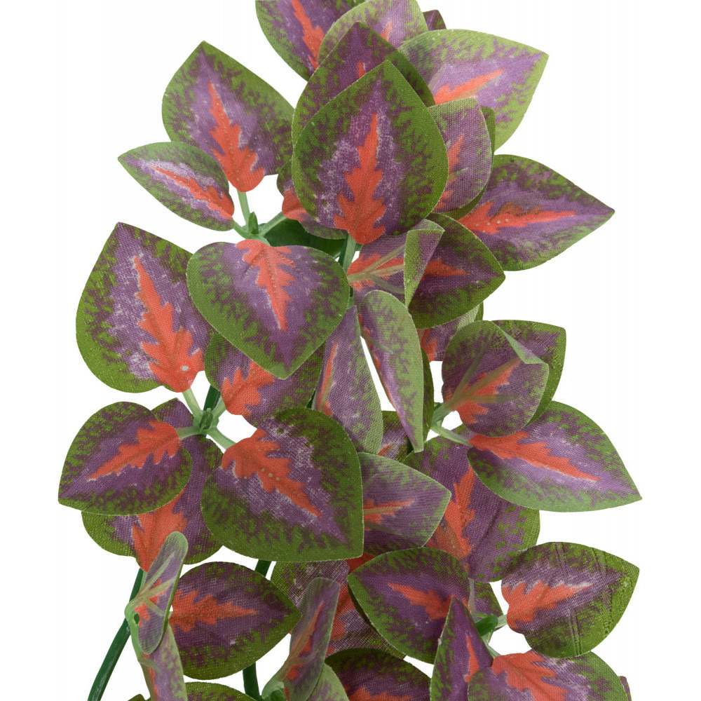 Plante en tissu à suspendre, folium perillae, pour reptiles 50 cm