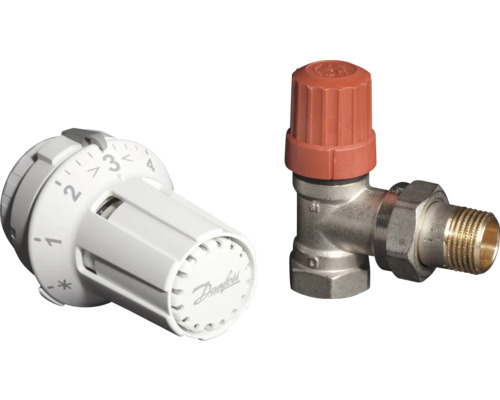 Danfoss Thermostaatset Hoekvorm Vooraf Ingesteld 1/2 Inch 013G5010 / 013G0033