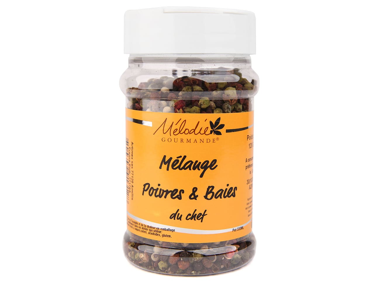 Mélange poivres et baies du Chef - 120 g - Mélodie Gourmande