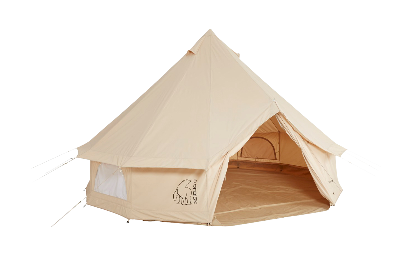 Nordisk Asgard 12.6 Baumwoll Glockenzelt für natural für 6 Personen