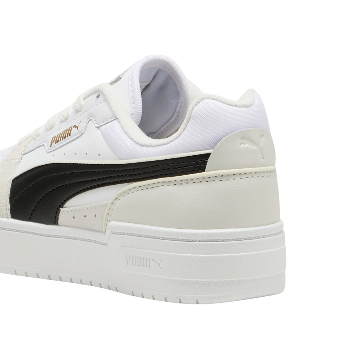PUMA CA Pro Lux III Sneakers Kids Wit Zwart Beige Goudq