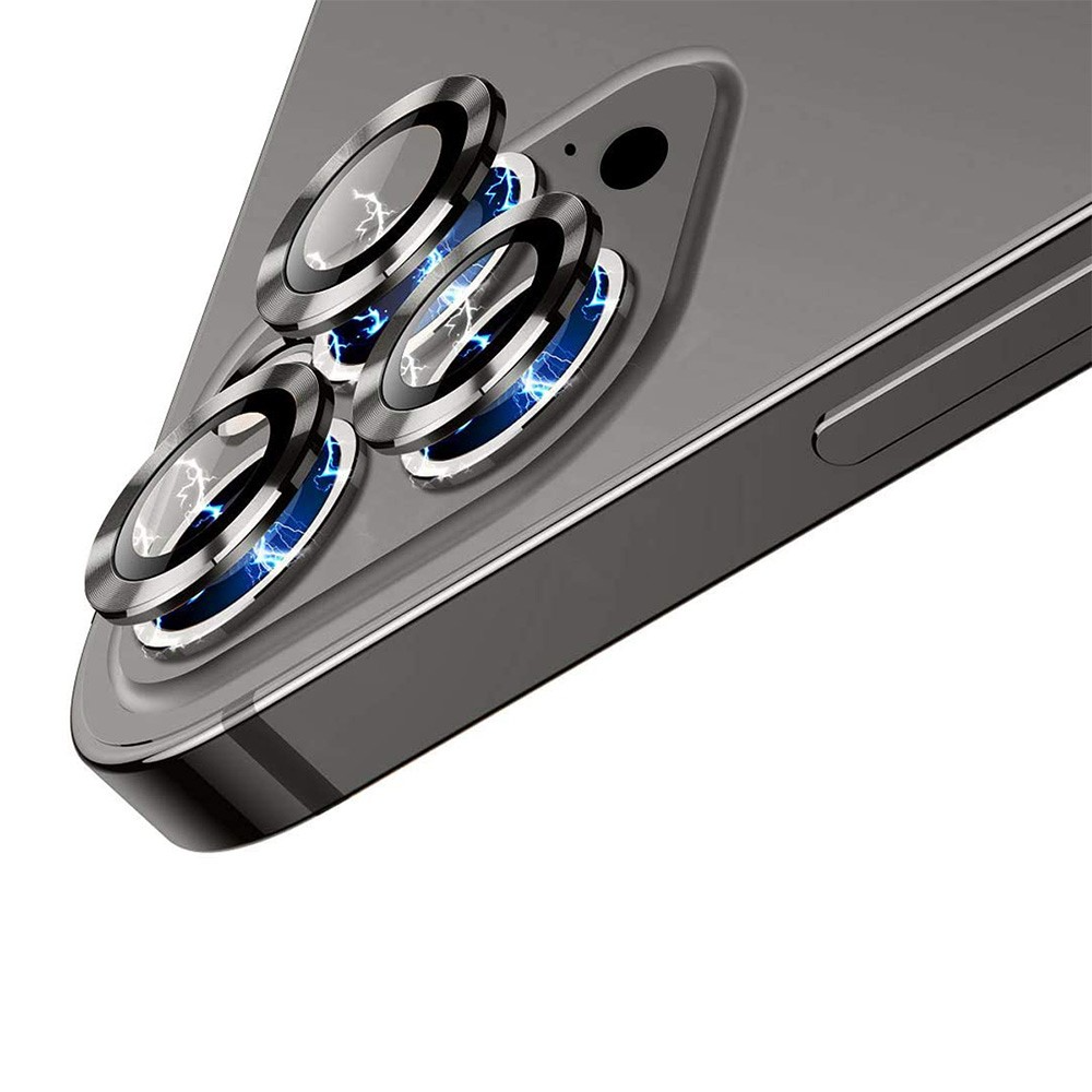 iPhone 13 Pro / 13 Pro Max Kameraschutz Objektiv Ring Protector Abdeckung - Grau