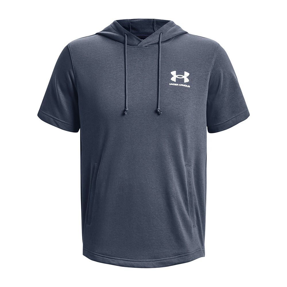 Under Armour UA RIVAL TERRY NOV - Sweat Homme downpour gray/onyx white