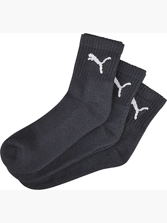 PUMA 3 Pack Socken Schwarz