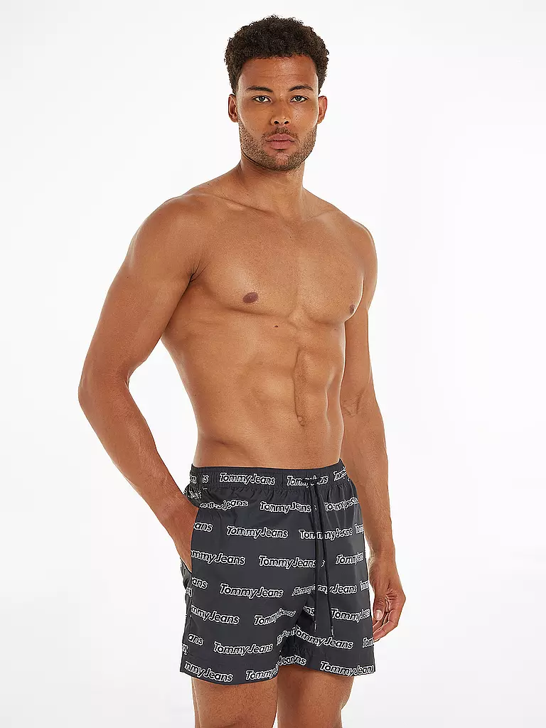 TOMMY JEANS Badeshorts  schwarz