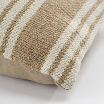 Sierkussen streep beige - l55xb35xh10cm