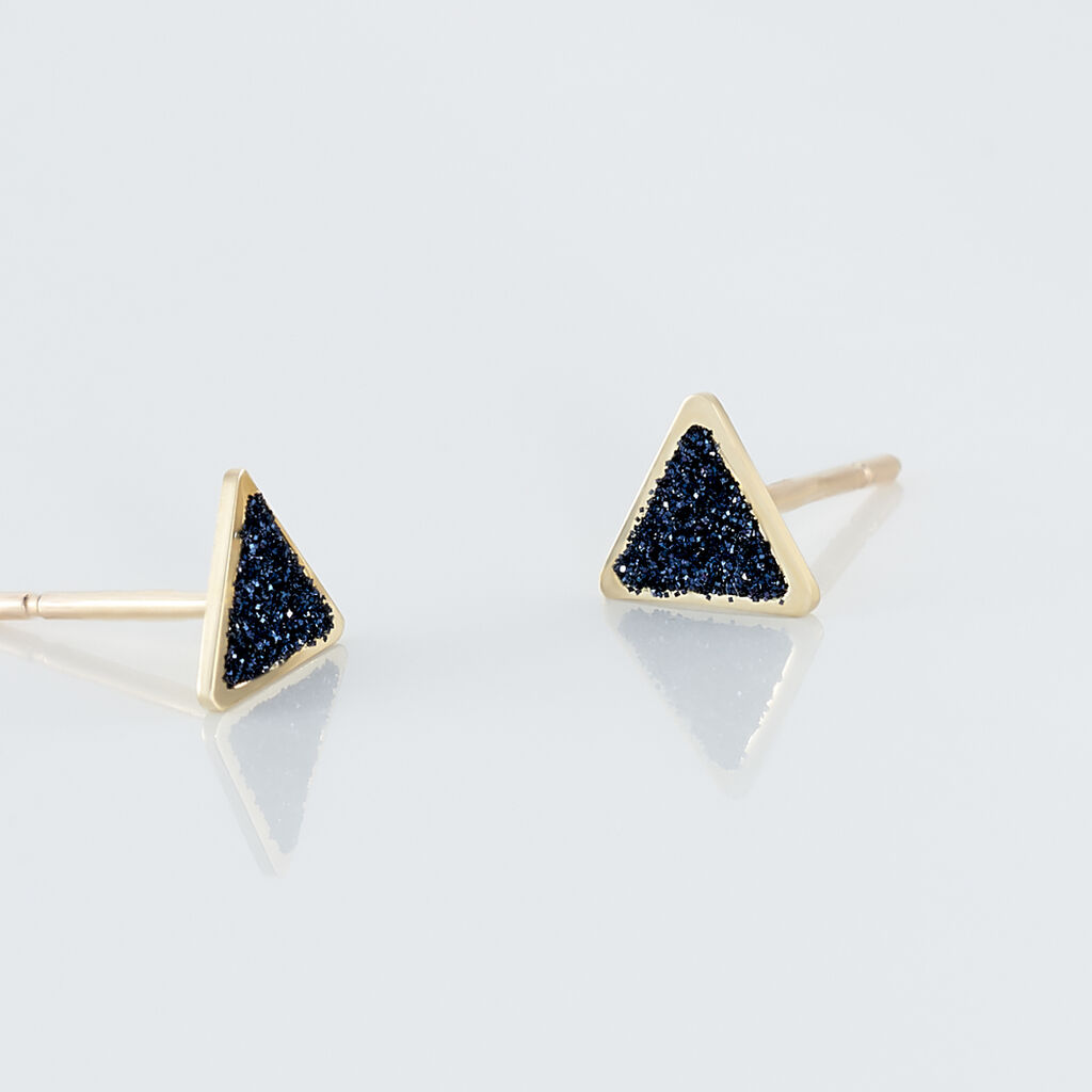 Boucles D'oreilles Puces Yora Or Jaune