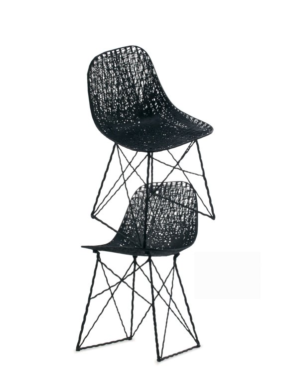 Moooi Carbon eetkamerstoel zwart
