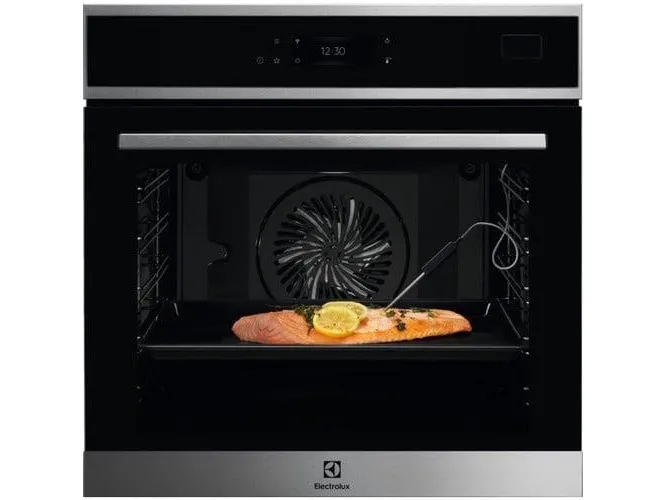 Electrolux EOB8S39WX, Medium, 70 L, Grill, Ovn, Hurtig, Surround, 2 hylder, Damp, Sort
