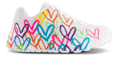 Skechers Uno Lite Spread the Love Sneaker Hvid 314064L