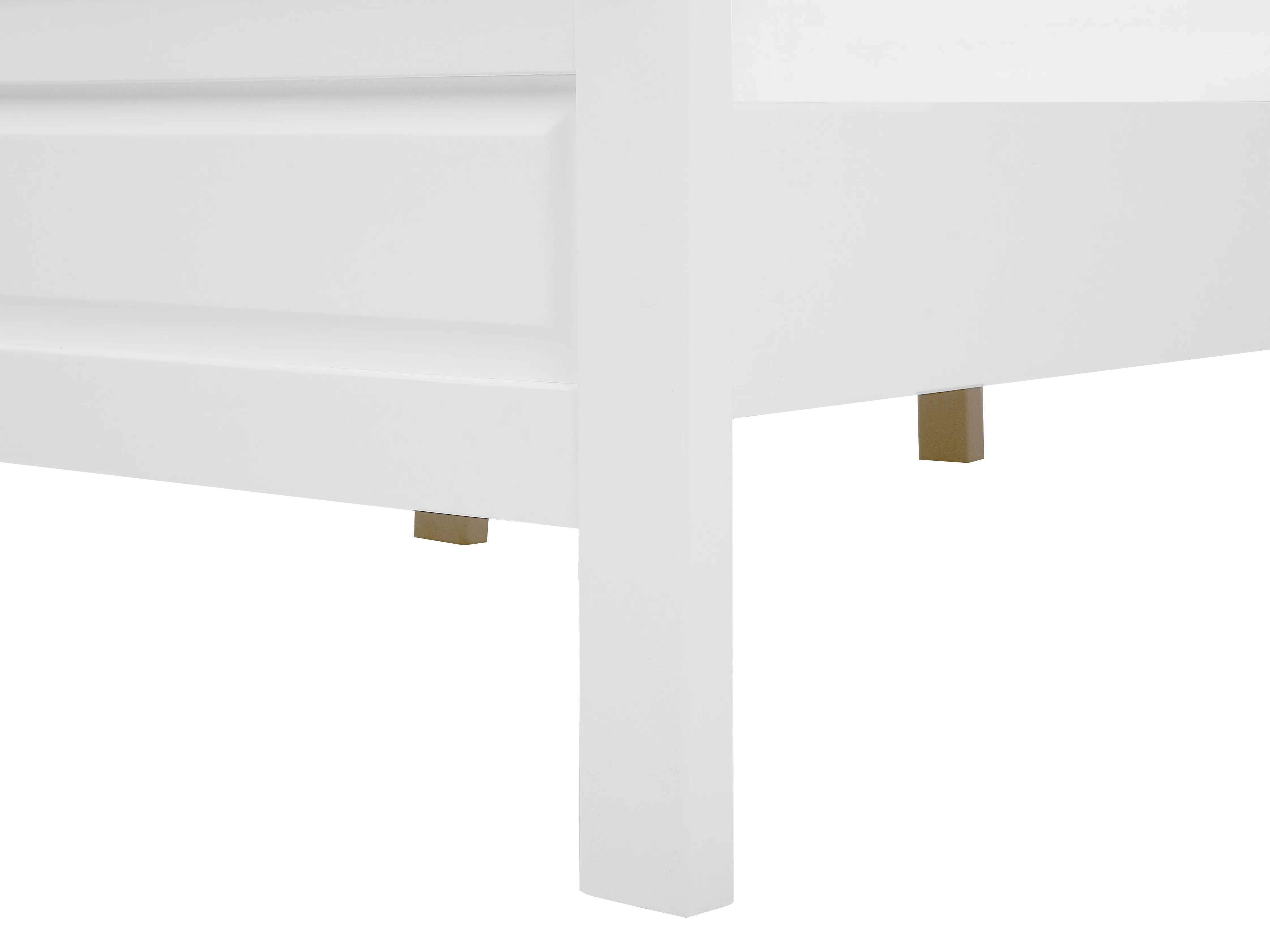 Bed Dennenhout OLIVET 160 x 200 cm Wit