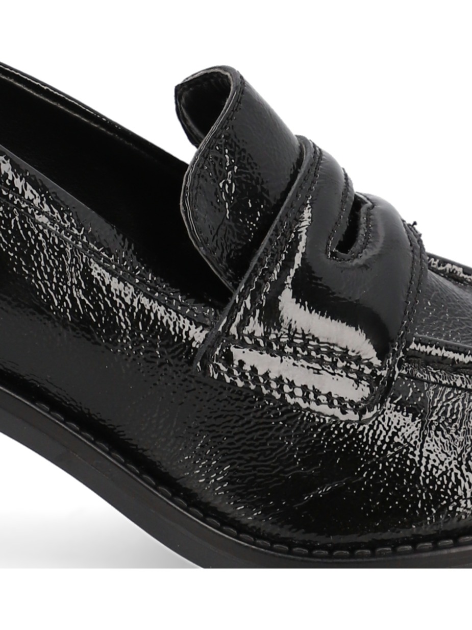 Lackleder Slipper sportiv