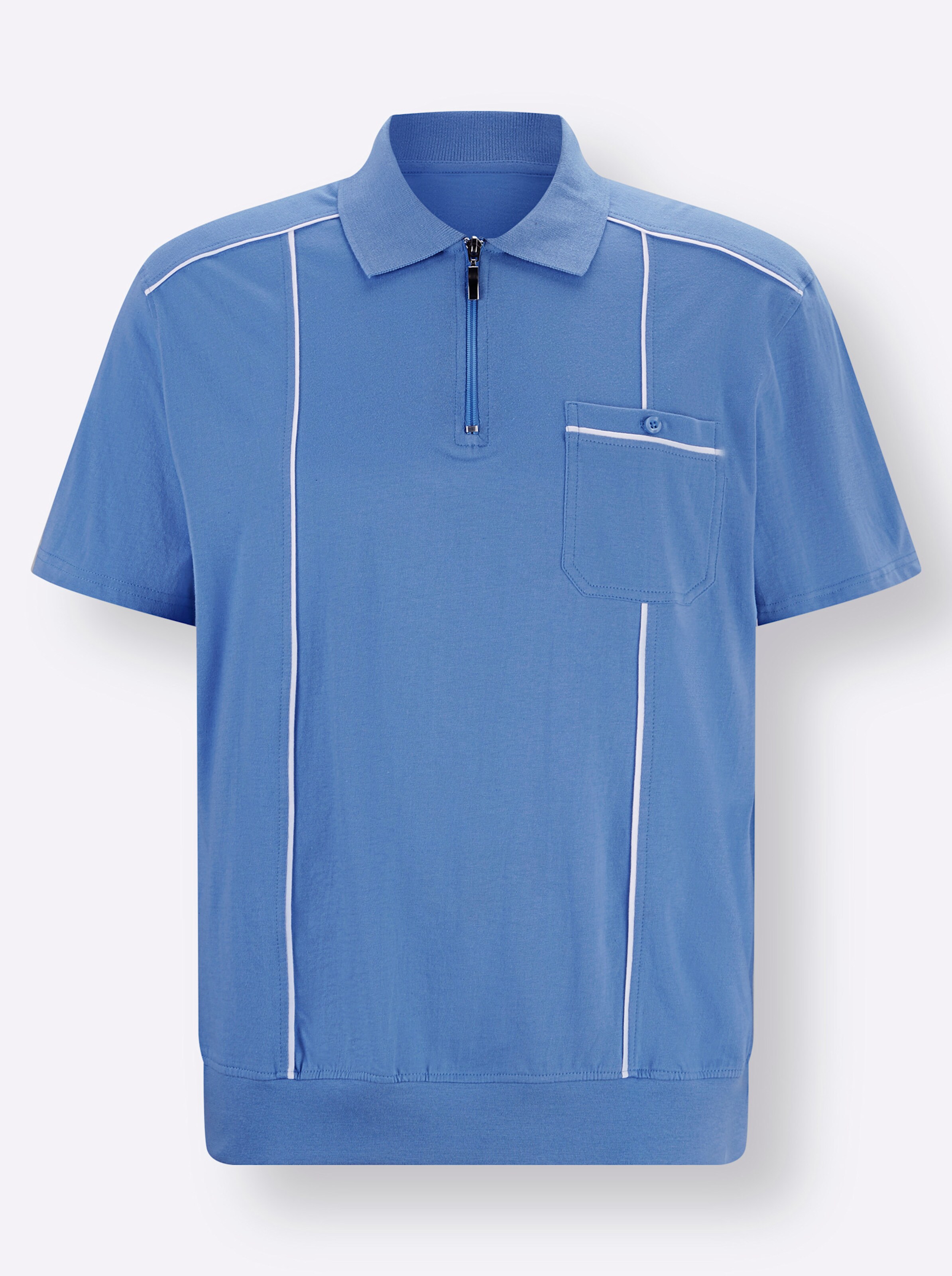 Poloshirt in himmelblau