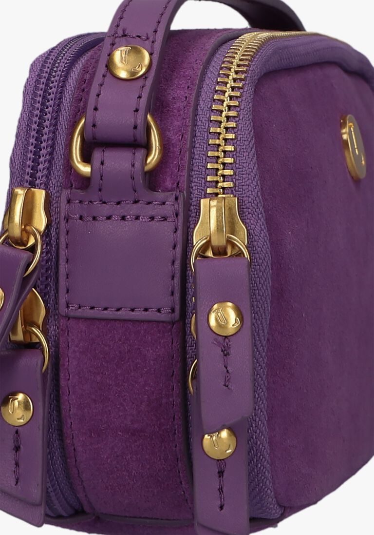LOULOU ESSENTIELS paarse loulou essentiels schoudertas mobilebag sugar