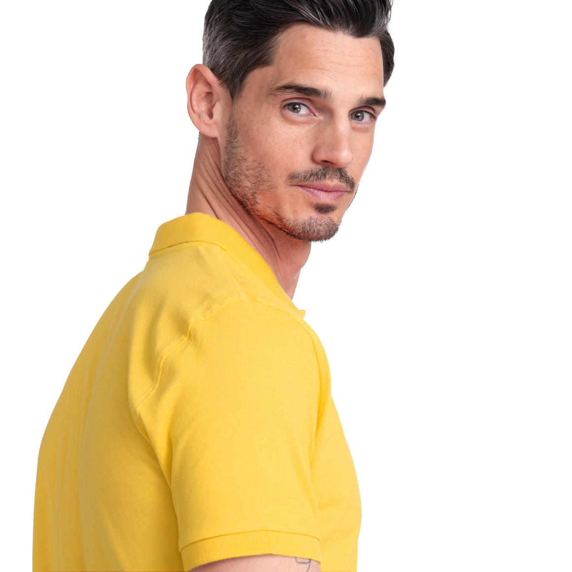 VanVaan Herren Poloshirt in Piqué-Qualität gelb