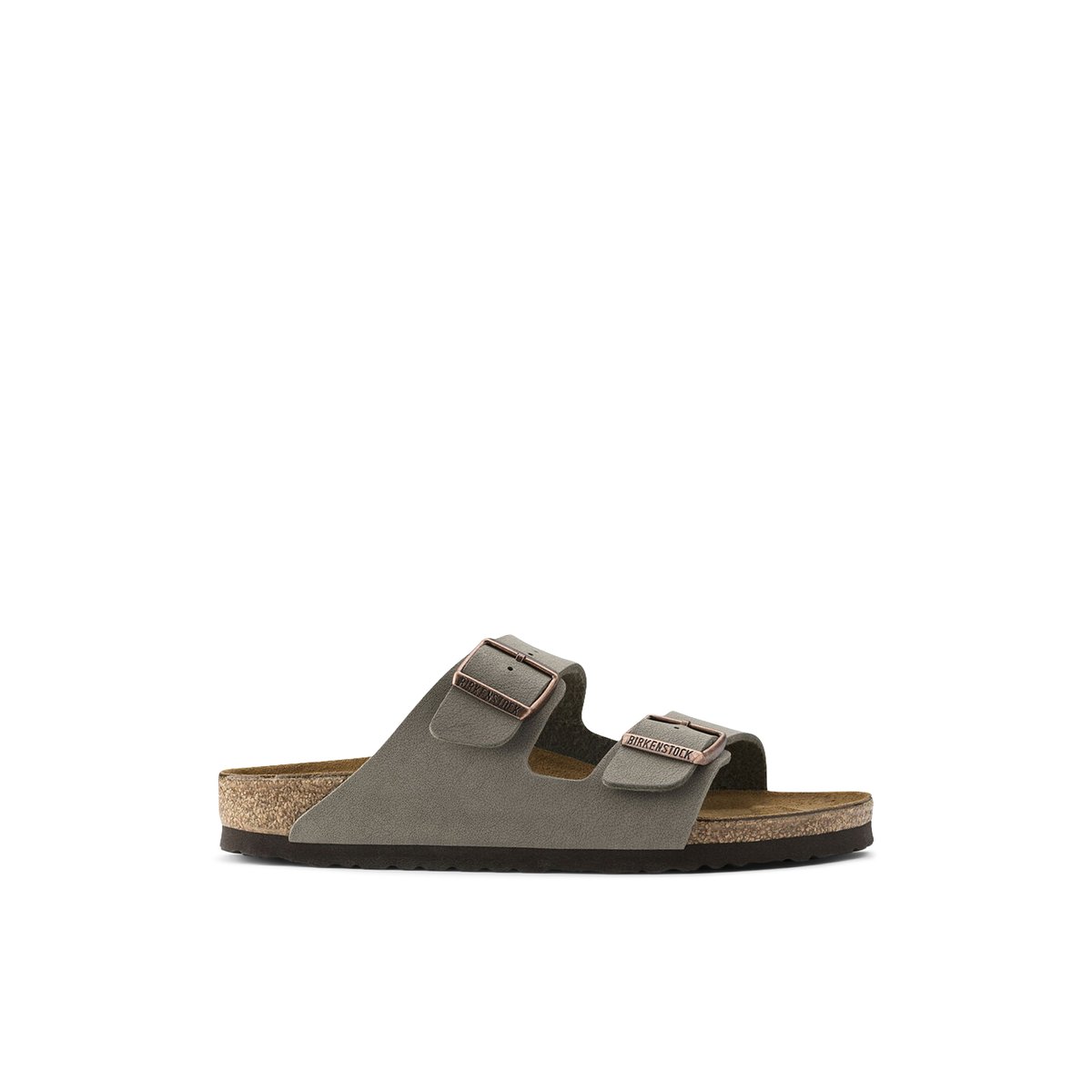 BIRKENSTOCK-Arizona-m-Sandales à glissière - Talon plat - Autre Beige