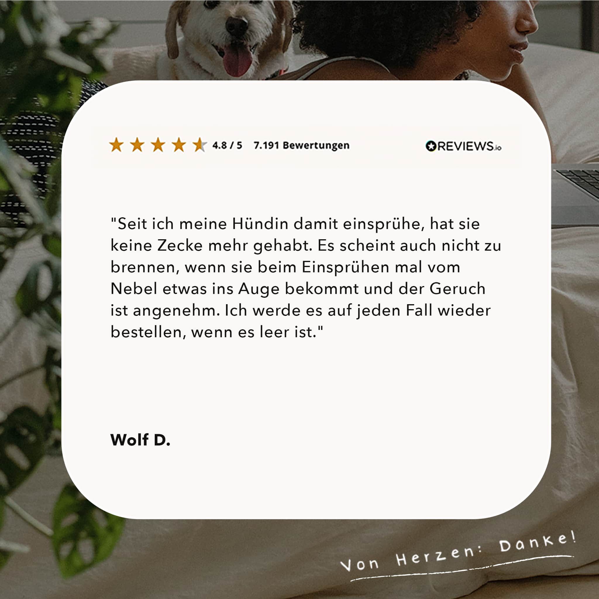ALPHAZOO ZeckAttack Zeckenspray für Hunde & Katzen I Starker Zeckenschutz