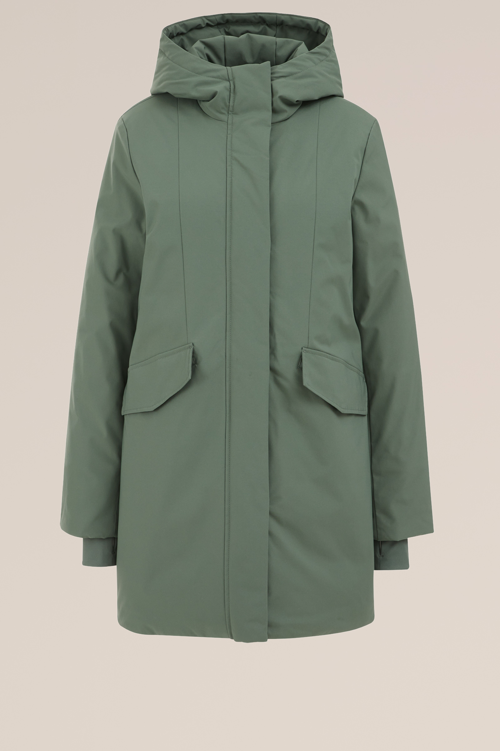 gewatteerde parka WE Fashion Lichtgroen