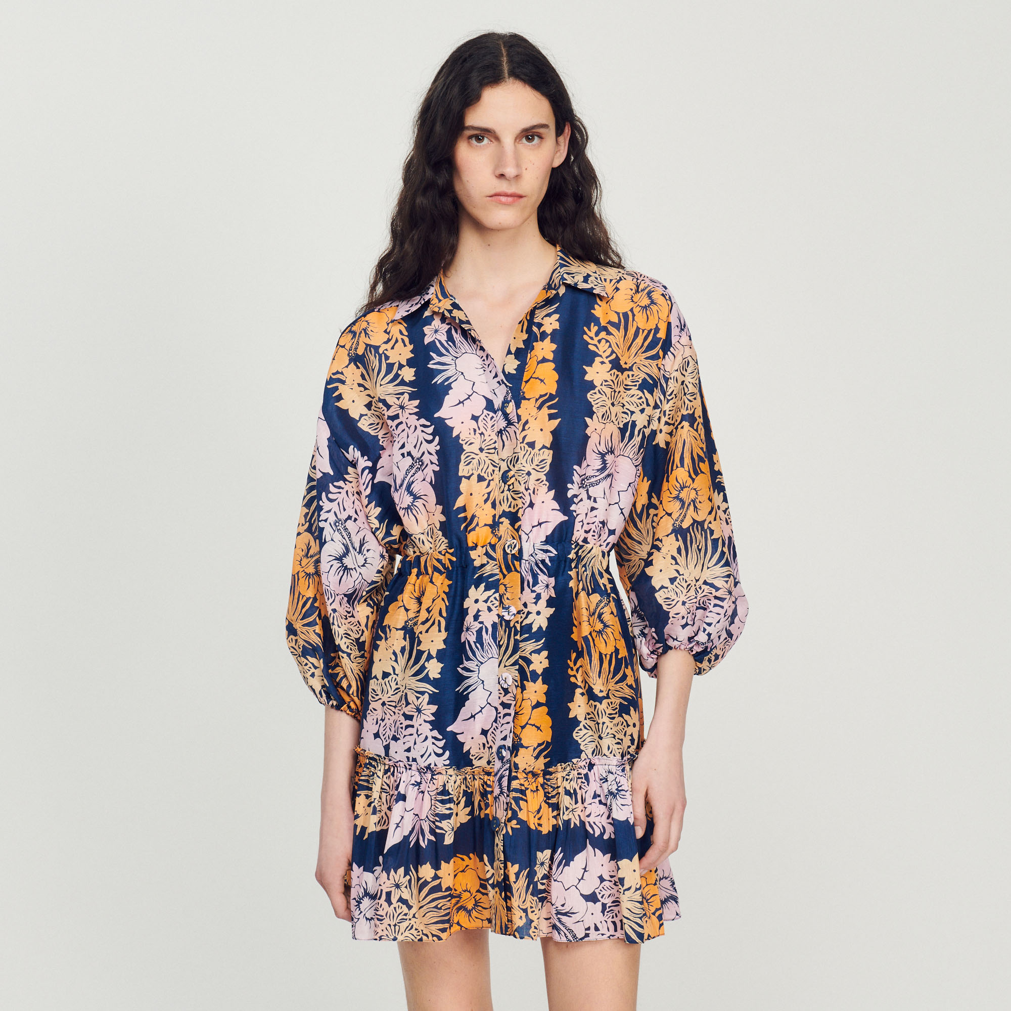 Robe courte imprimee Hawaœ