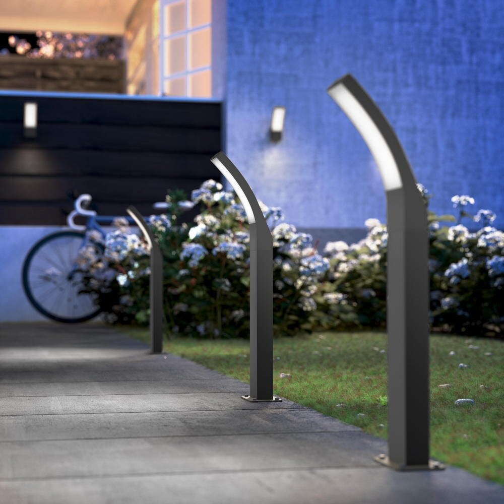 LED-padverlichting Splay in antraciet 12W 1200lm IP44 koel wit 600mm