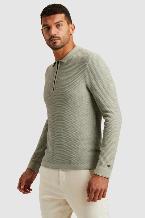 Cast Iron groene heren polo