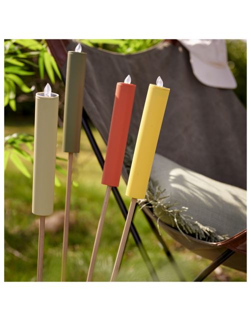 Lumineo Solar Kaars - Tuinverlichting - 90 cm Assorti 1 led