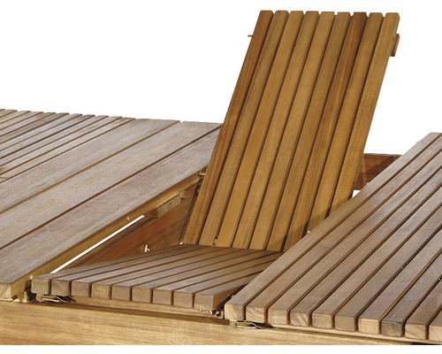 Uitschuifbare tafel Falun Siena Garden acacia 150/200x100x74 cm bruin