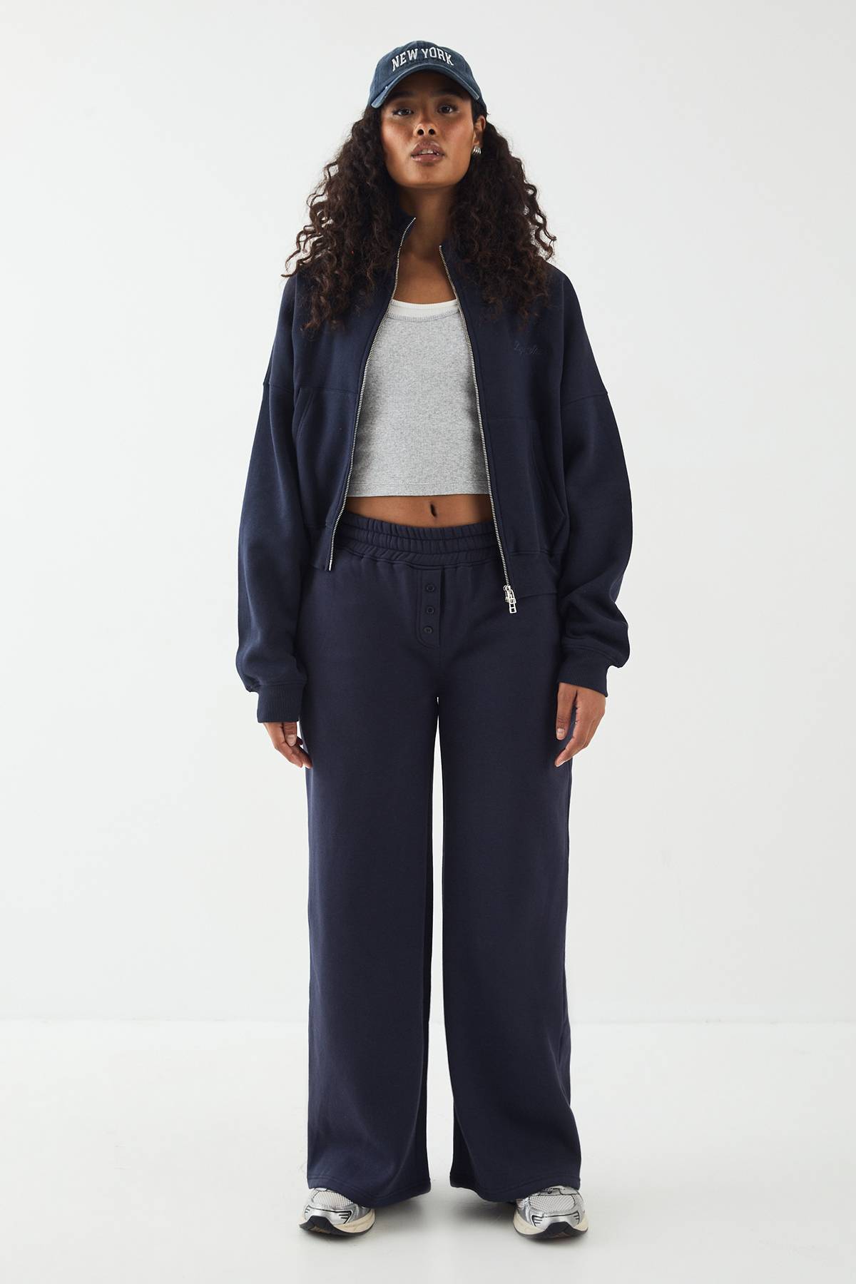 Bomber DSGN Studio à Col Montant avec Broderie et Fermeture Éclair