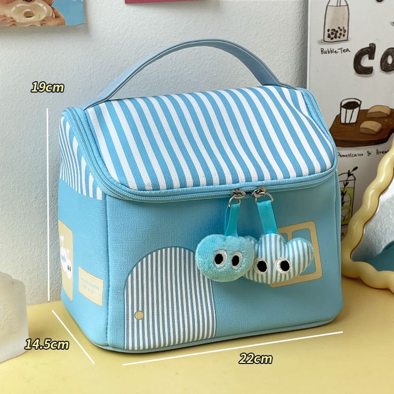 Momoi - Huis gestreepte lunchboxtas