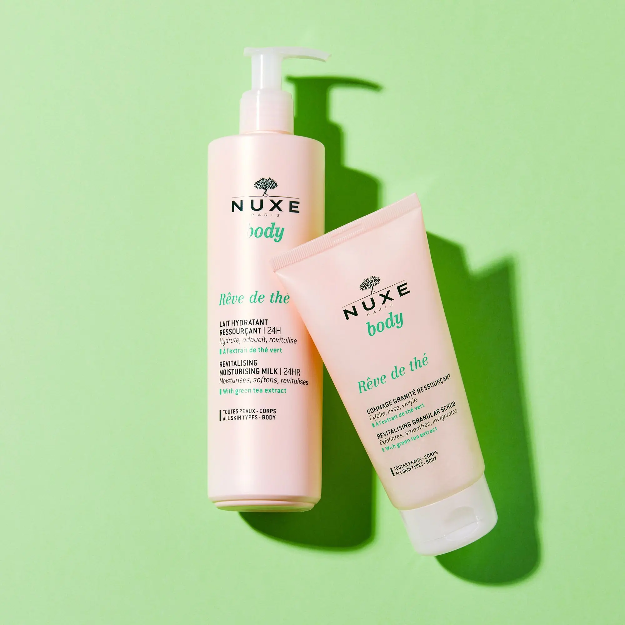 Nuxe - Lait Hydratant Ressourçant NUXE BODY Rêve de thé®- Crème et lait