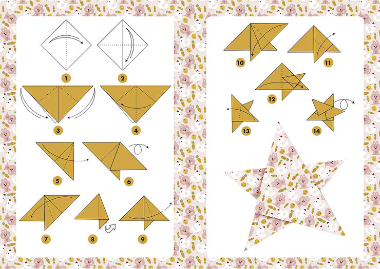 Auzou Auzou - Aktivitetssæt - Kawaii origami