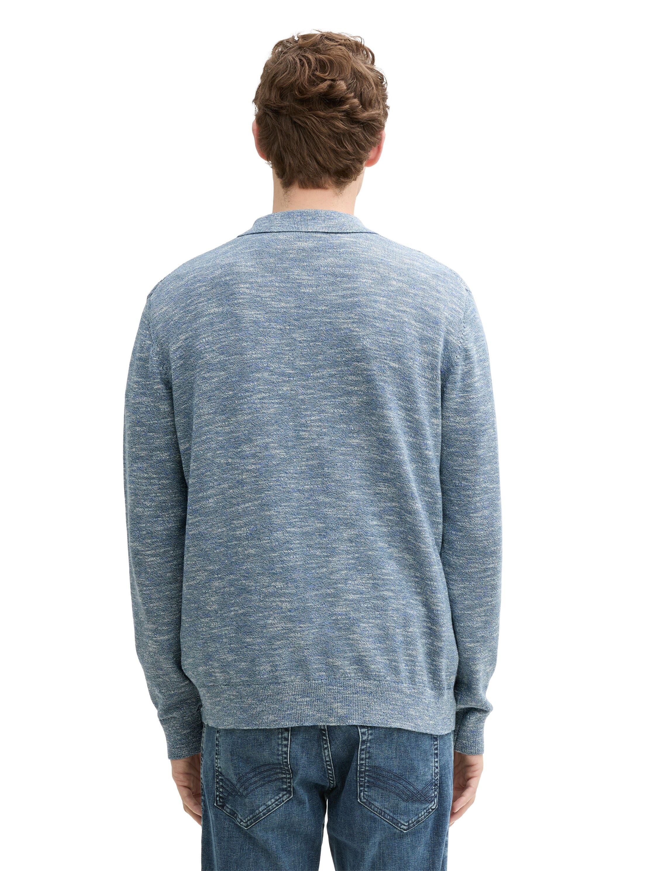 TOM TAILOR Strickjacke mit Kent Kragen