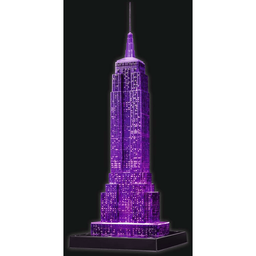 Ravensburger Empire State Building bei Nacht bunt