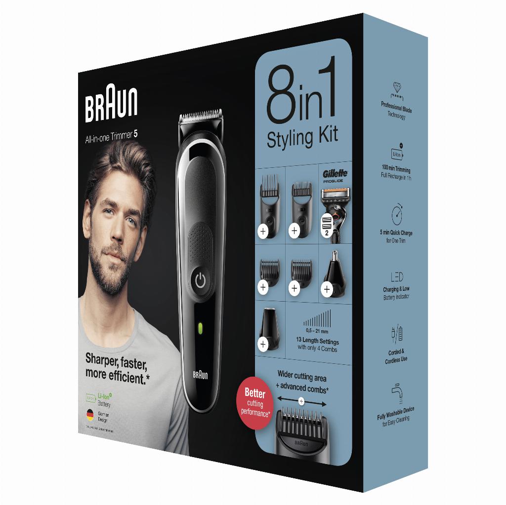 Braun MGK5360 Multigroomer, 8-in-1