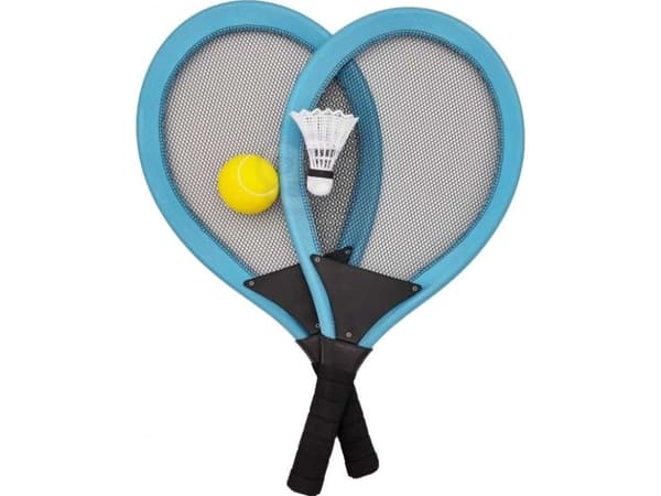 Woopie WOOPIE Store badminton tennisracketer for barn + fjerball